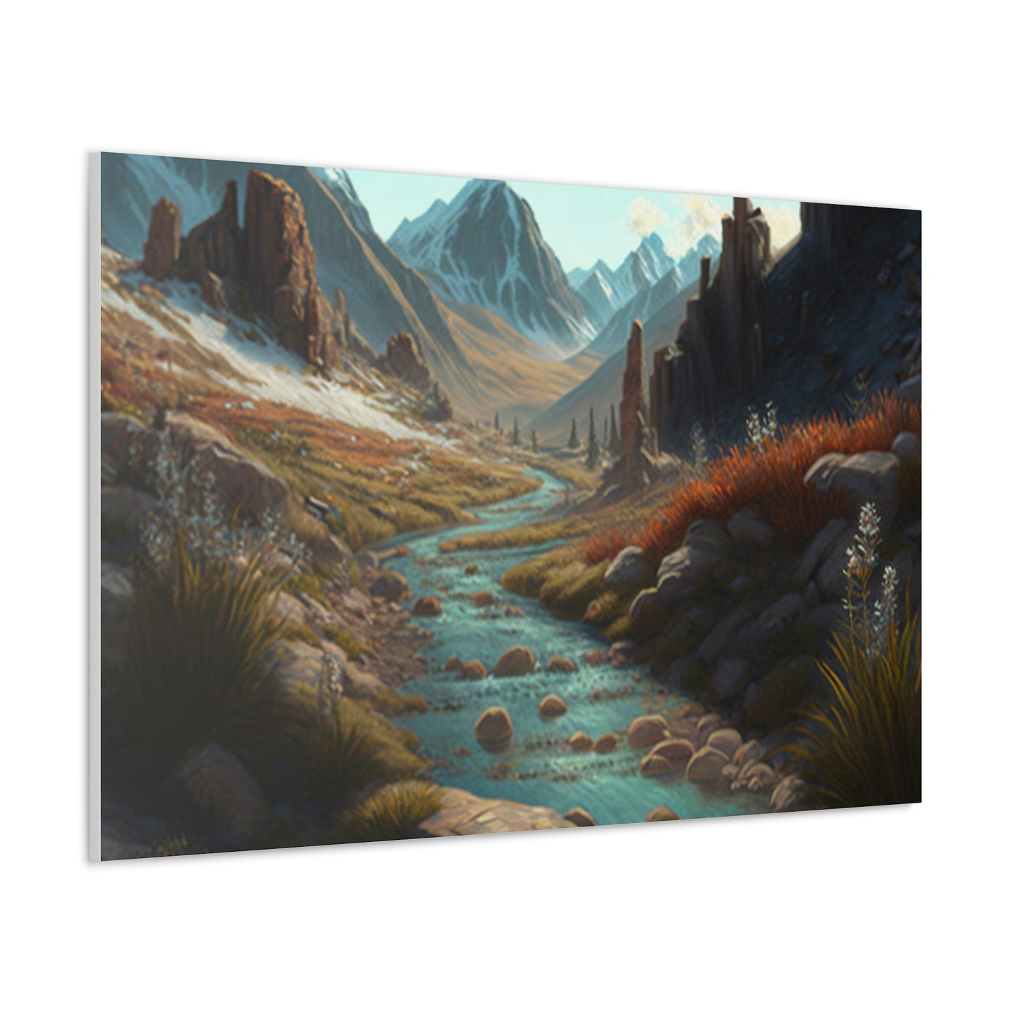 .Mountain Pass. - Canvas Gallery Wraps