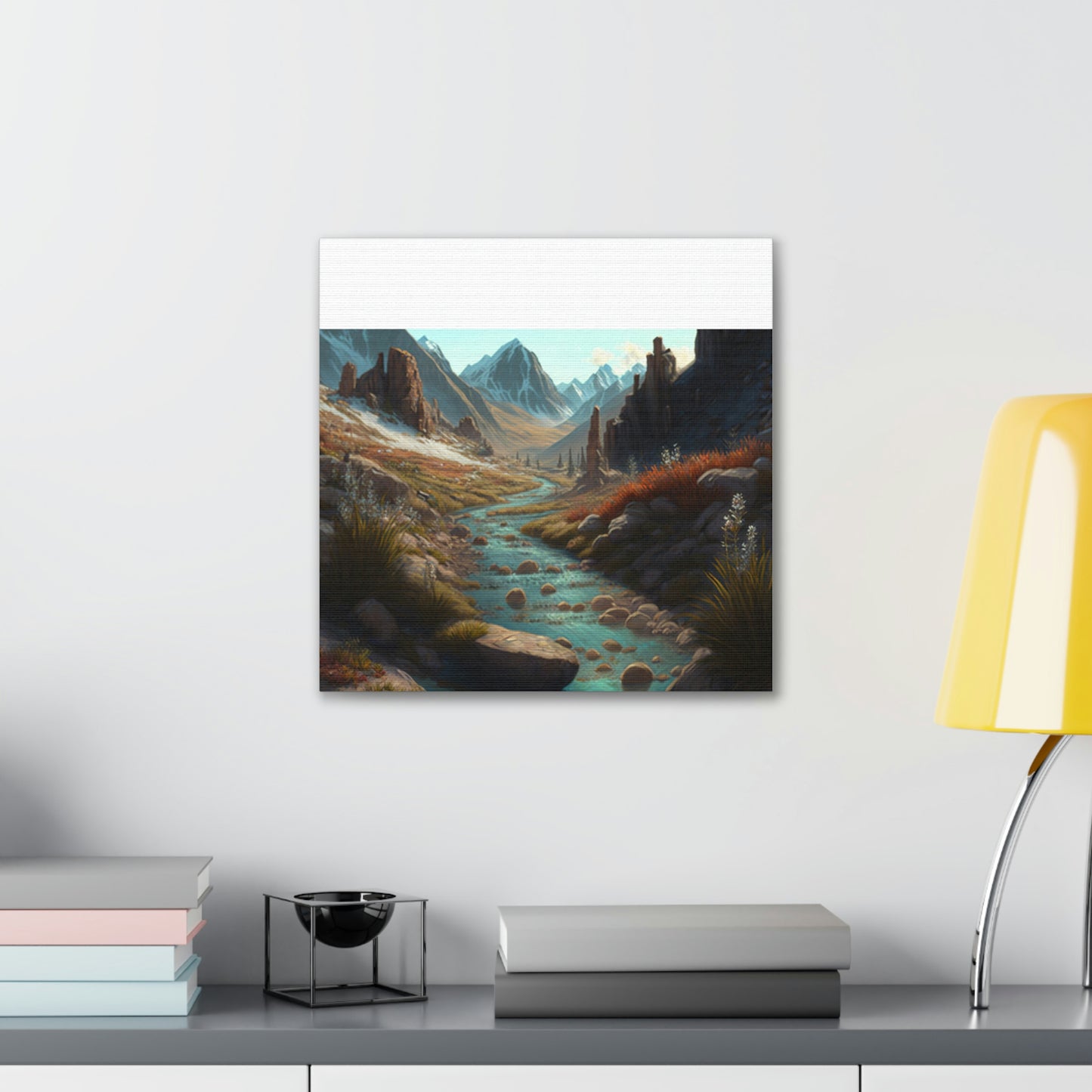 .Mountain Pass. - Canvas Gallery Wraps