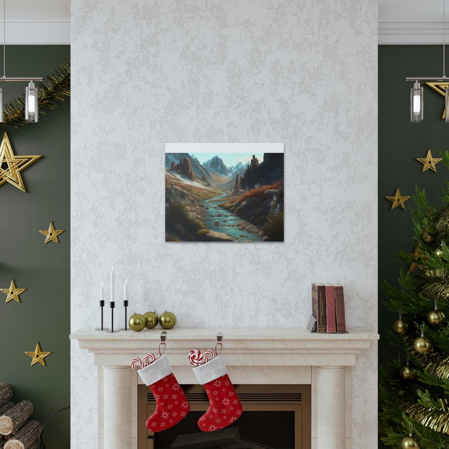 .Mountain Pass. - Canvas Gallery Wraps