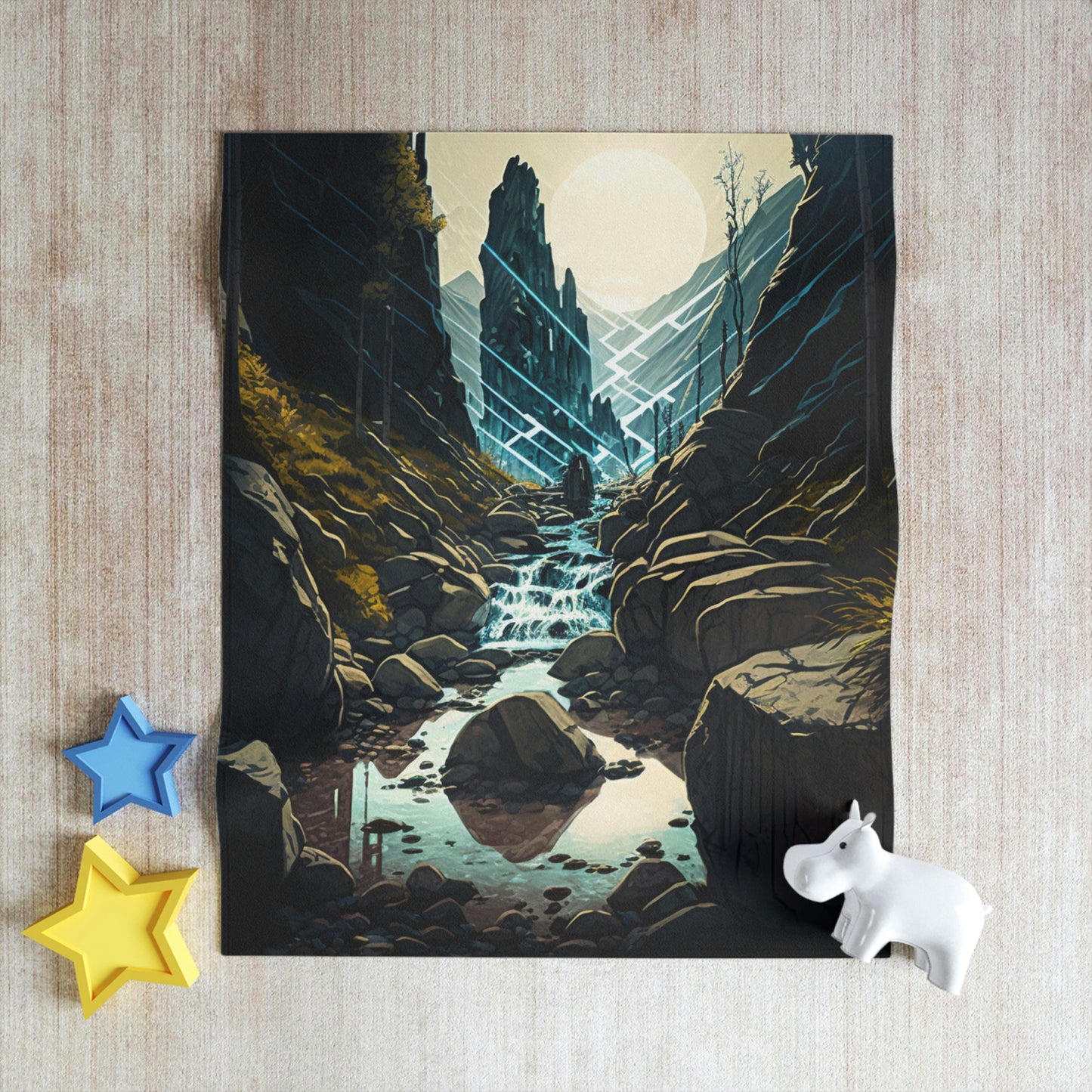 .Mountain Pass. - Throw Blanket