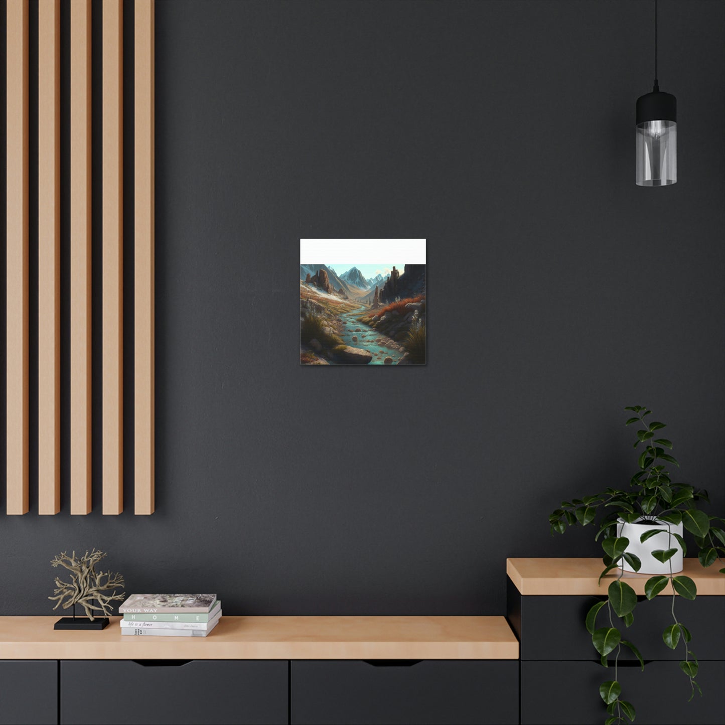 .Mountain Pass. - Canvas Gallery Wraps