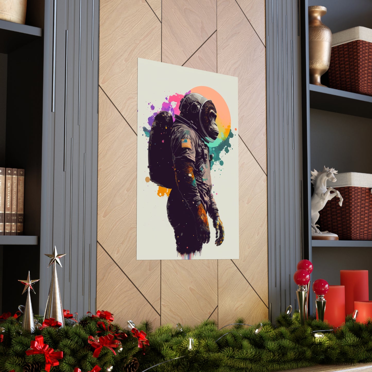 .Apes in Space. - Premium Matte Vertical Posters