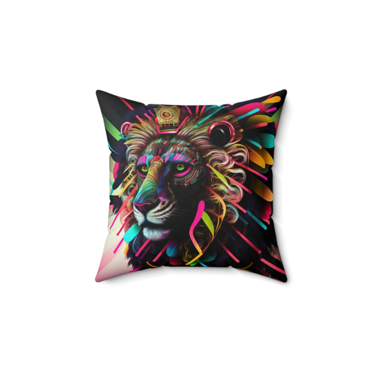 .King. - Faux Suede Square Pillow