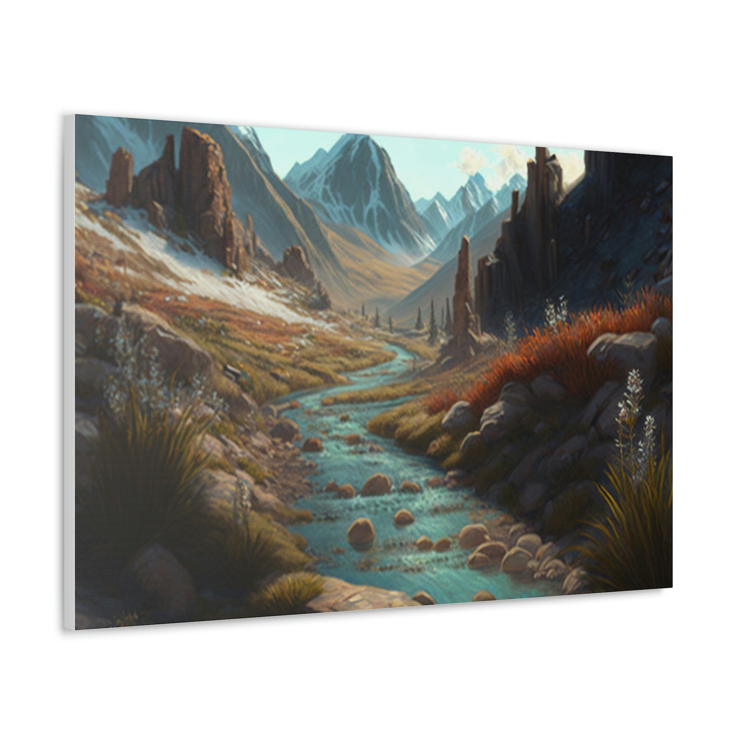 .Mountain Pass. - Canvas Gallery Wraps