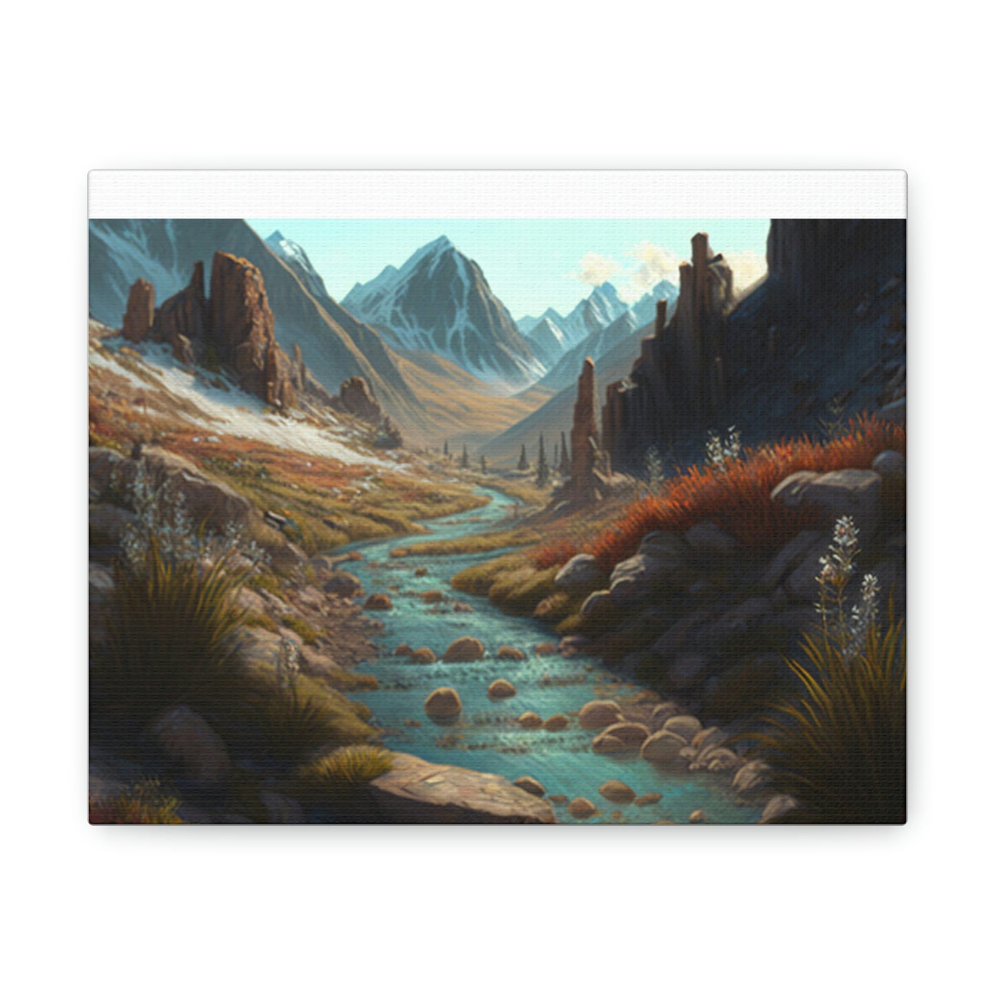 .Mountain Pass. - Canvas Gallery Wraps