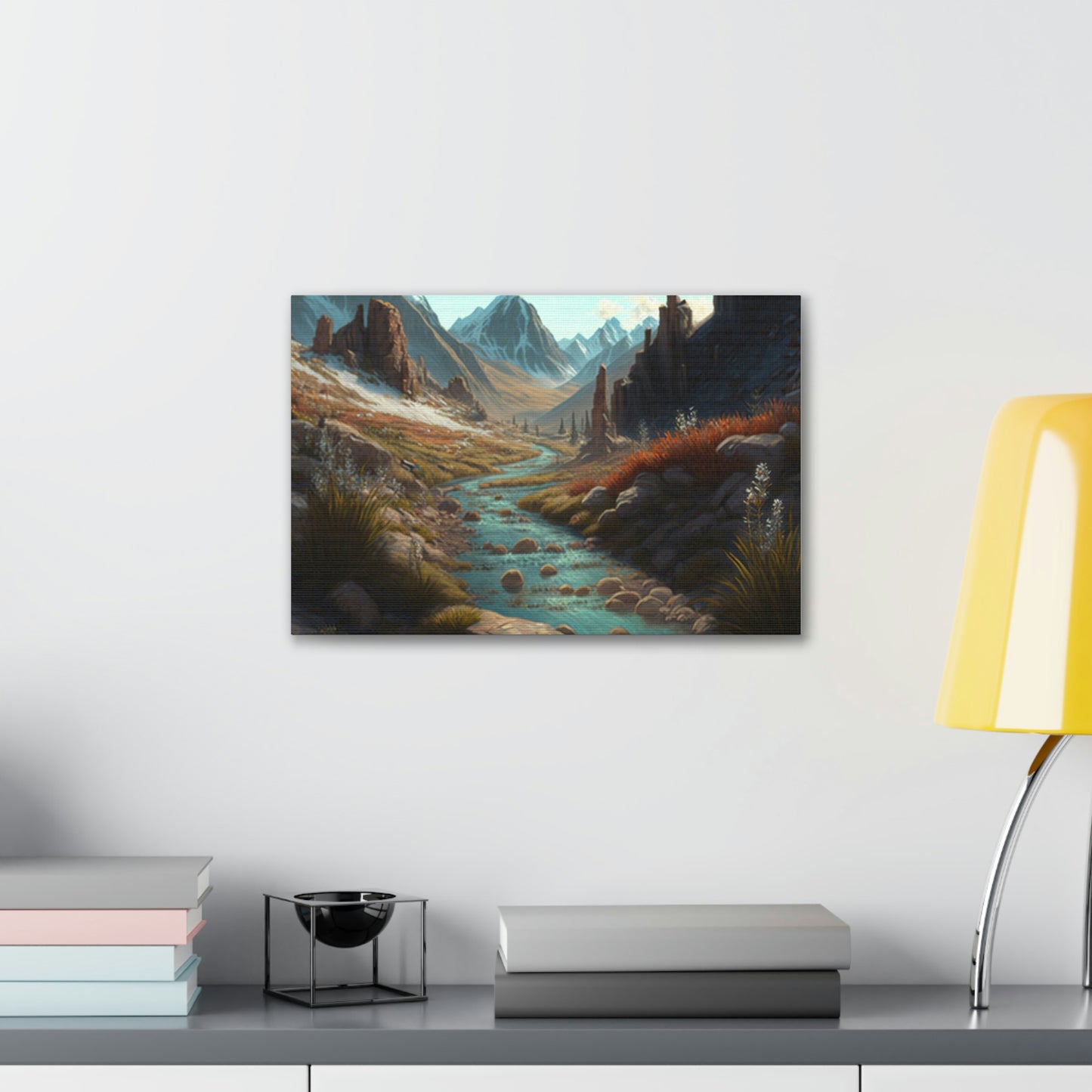 .Mountain Pass. - Canvas Gallery Wraps