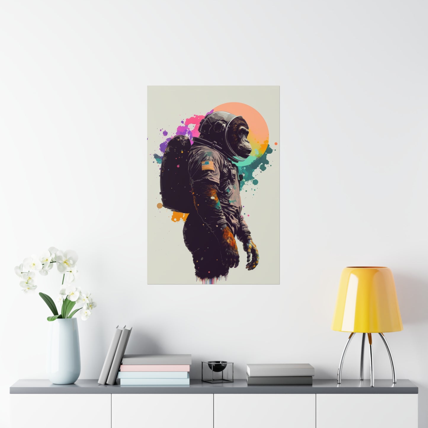 .Apes in Space. - Premium Matte Vertical Posters