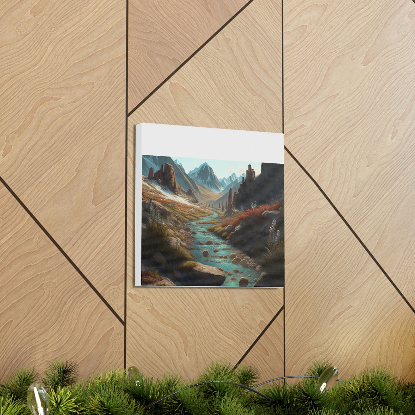 .Mountain Pass. - Canvas Gallery Wraps
