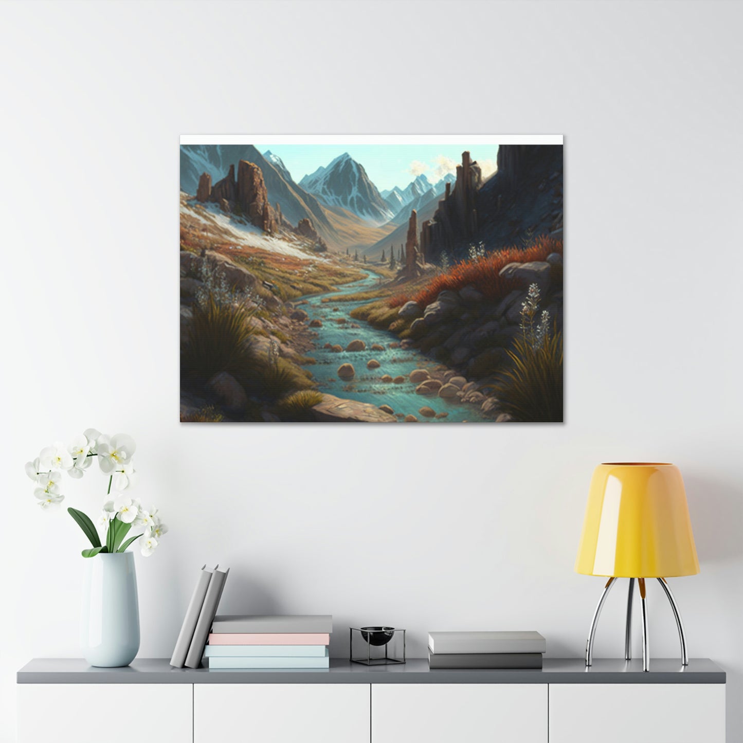.Mountain Pass. - Canvas Gallery Wraps