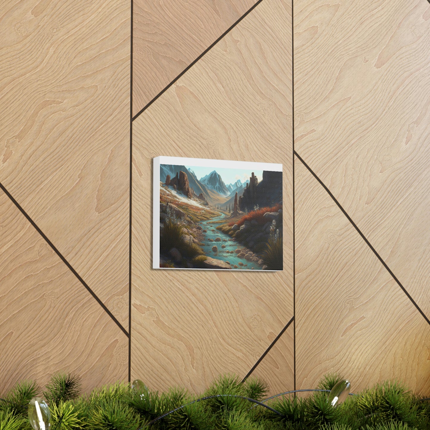 .Mountain Pass. - Canvas Gallery Wraps