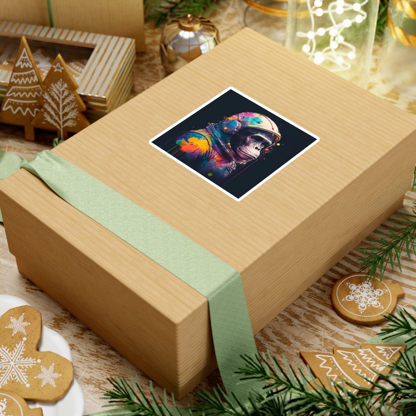 .Astro Chimp. - Vinyl Die-Cut Stickers