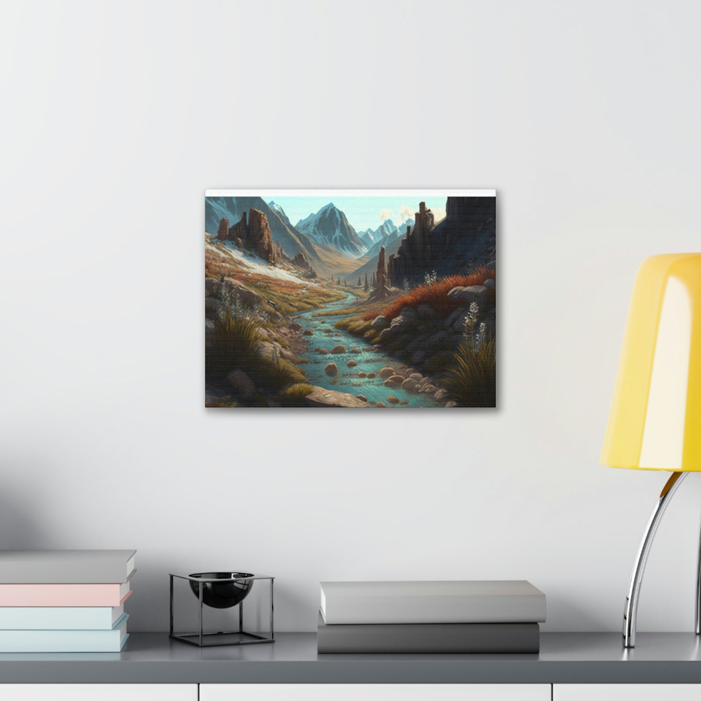 .Mountain Pass. - Canvas Gallery Wraps