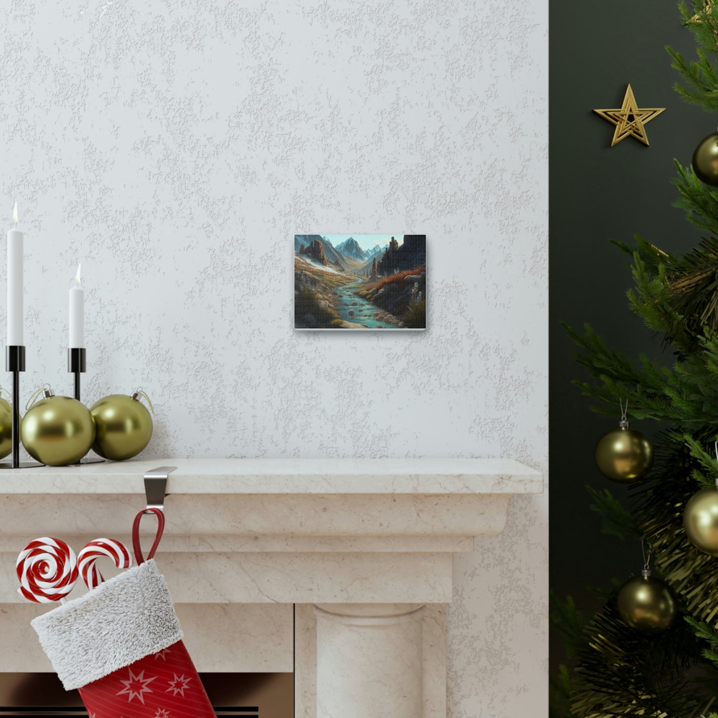 .Mountain Pass. - Canvas Gallery Wraps