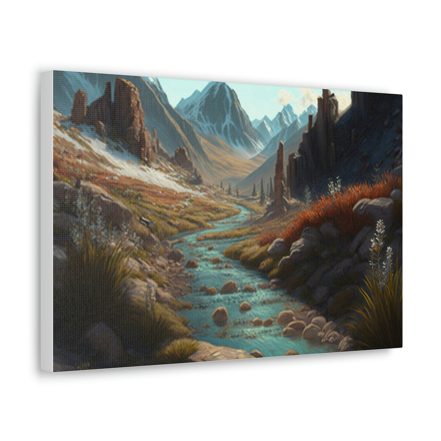 .Mountain Pass. - Canvas Gallery Wraps