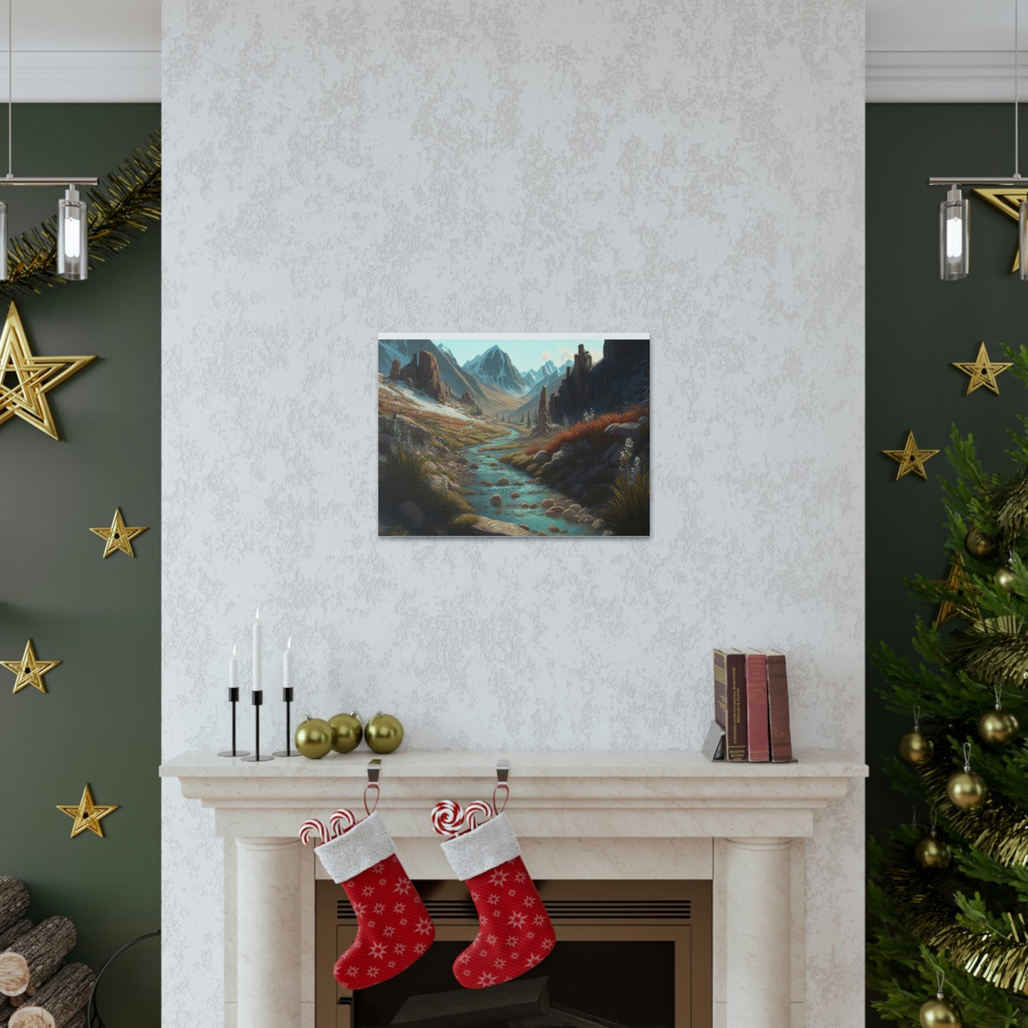 .Mountain Pass. - Canvas Gallery Wraps