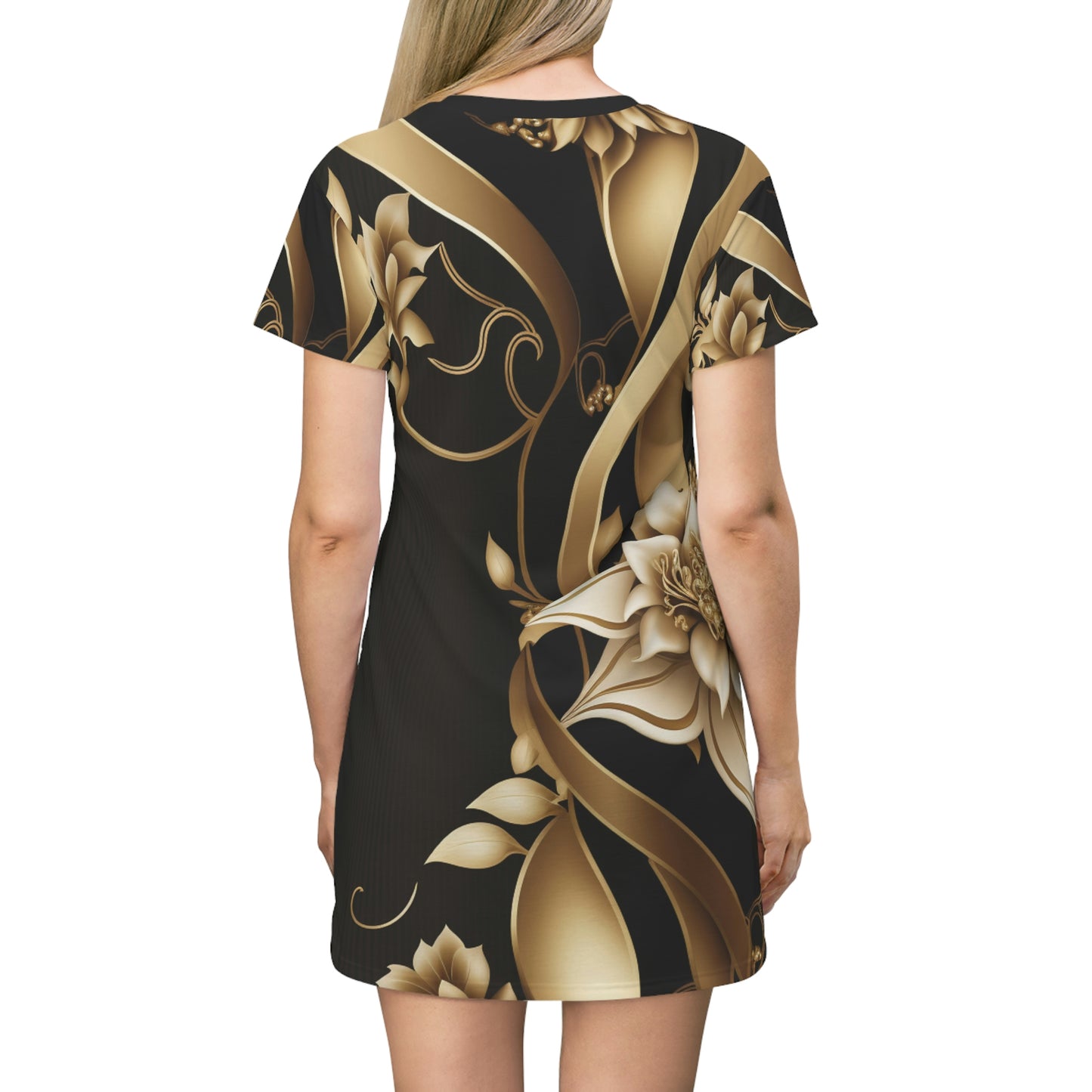 .Feeling Bougie. - All Over Print T-Shirt Dress