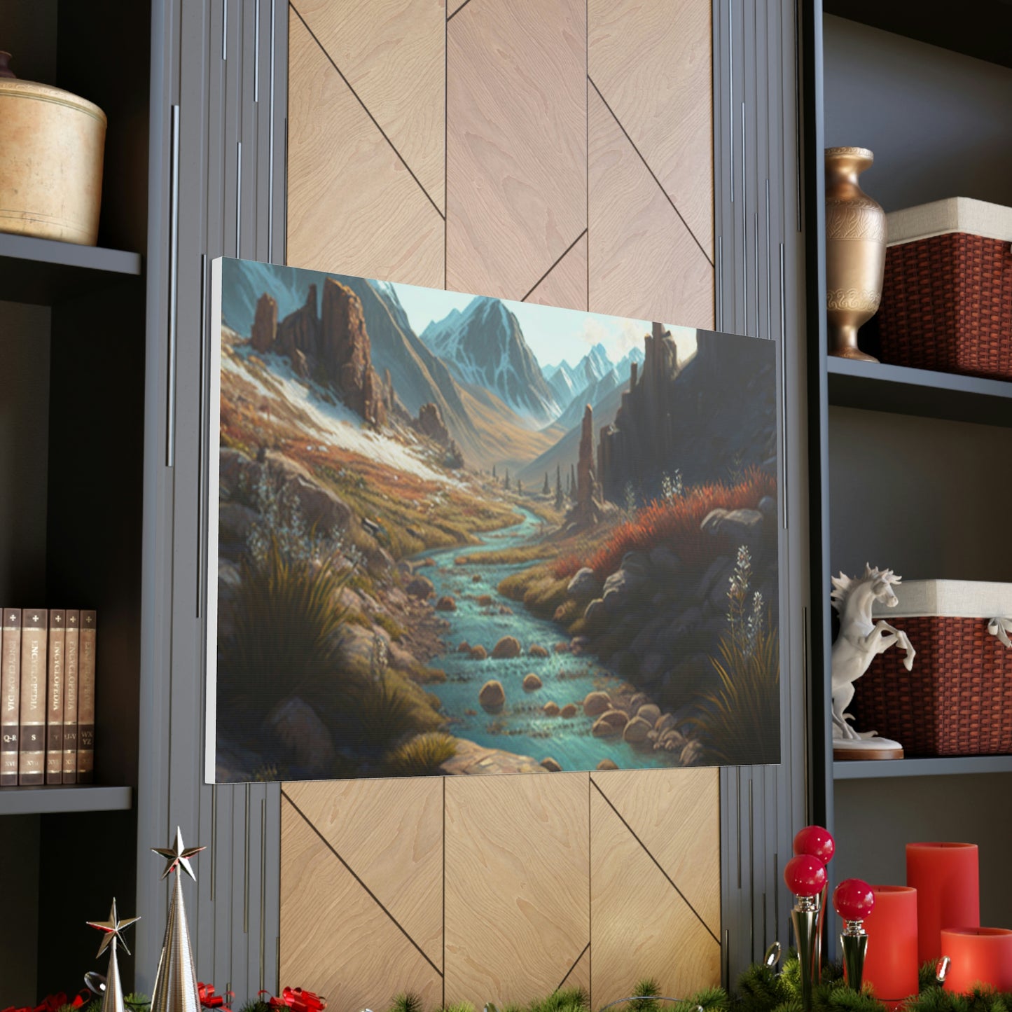 .Mountain Pass. - Canvas Gallery Wraps