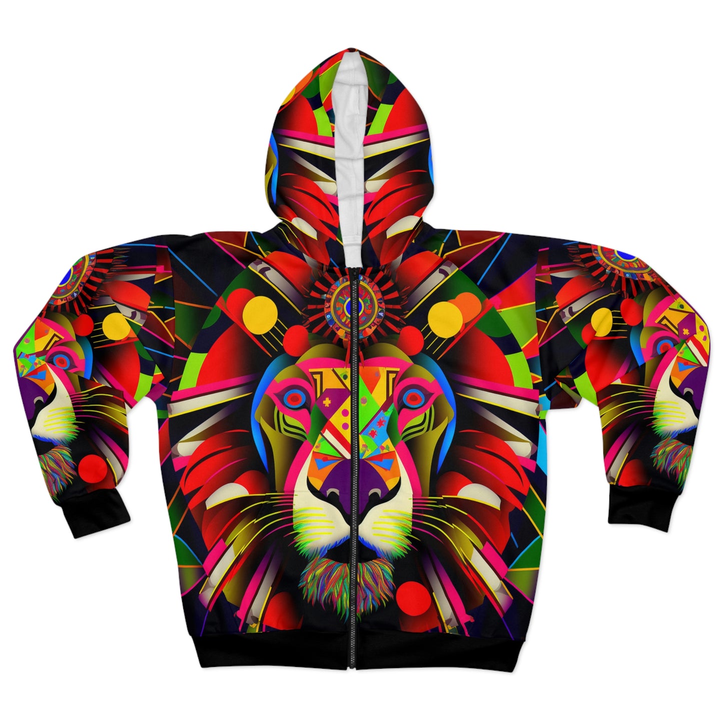 .King. - AOP Unisex Zip Up Hoodie