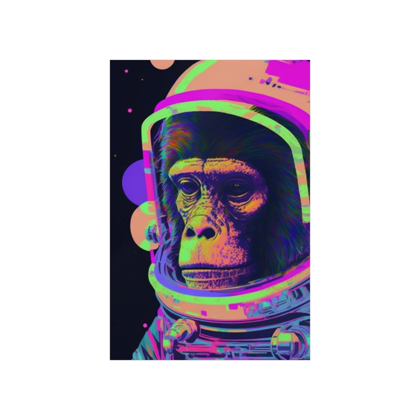 .Apes in Space. - Premium Matte Vertical Posters