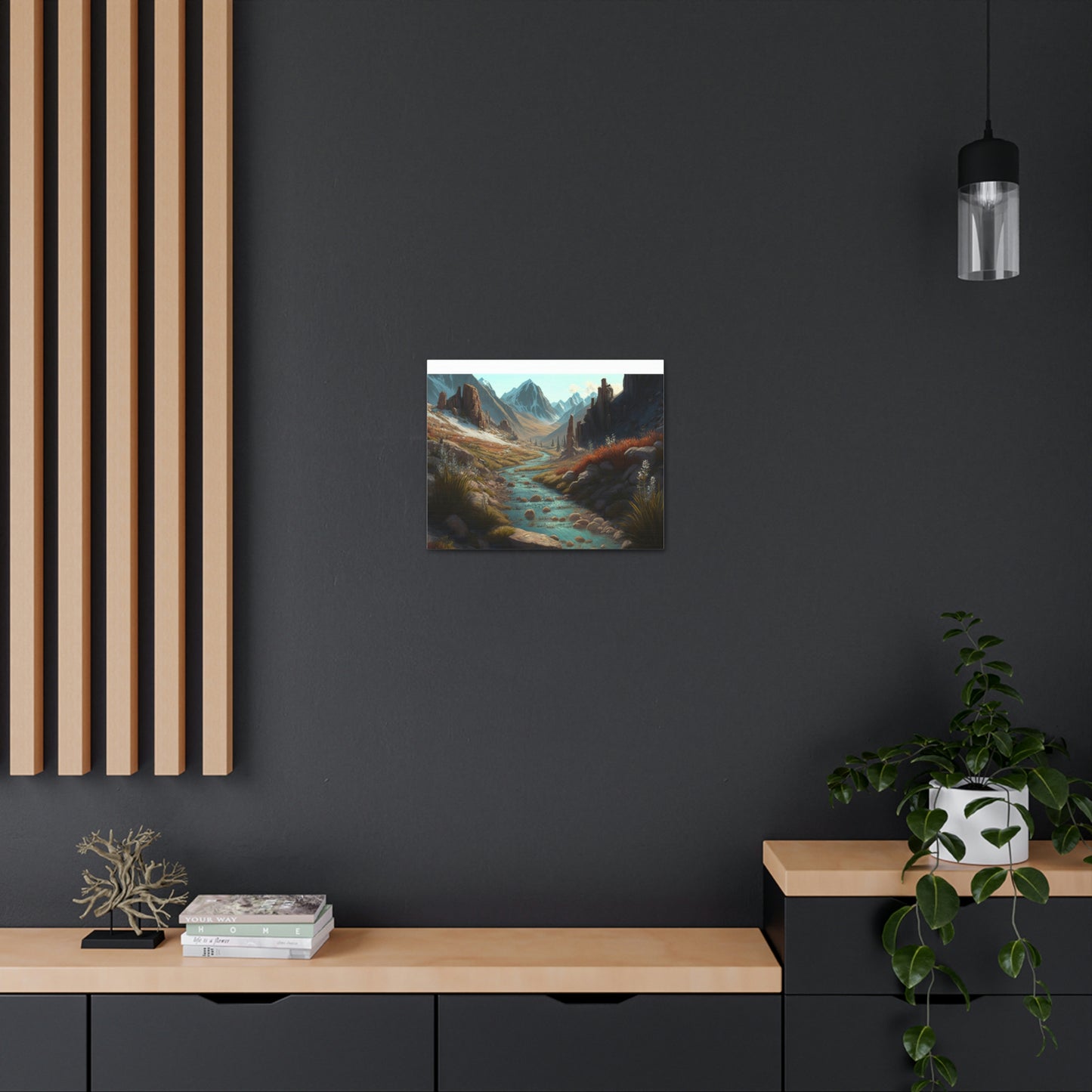 .Mountain Pass. - Canvas Gallery Wraps