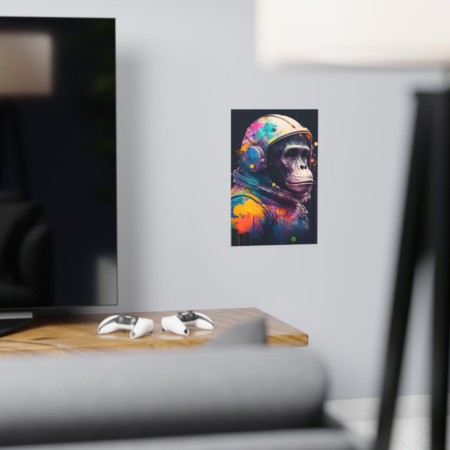 .Astro Chimp. - Matte Poster