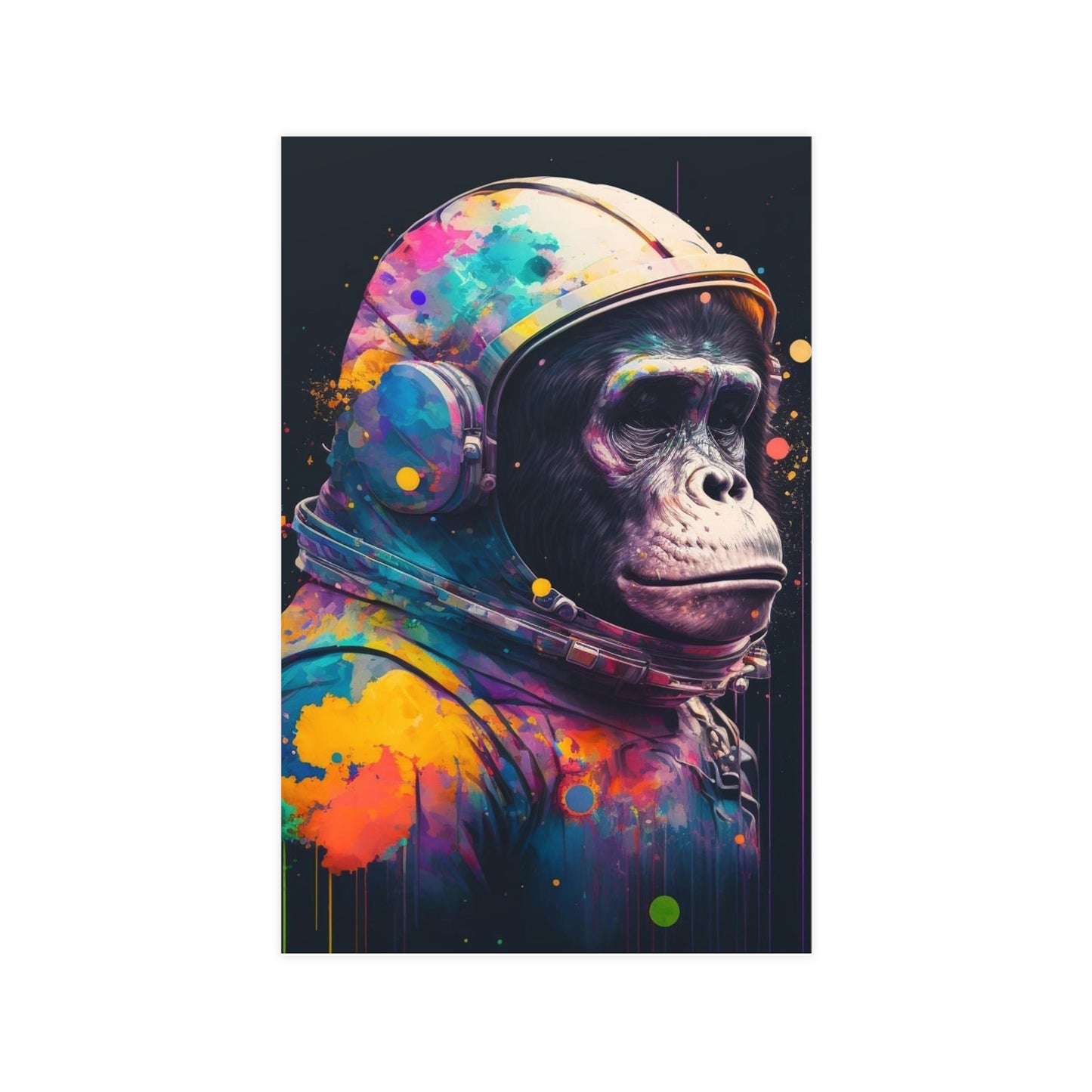 .Astro Chimp. - Matte Poster