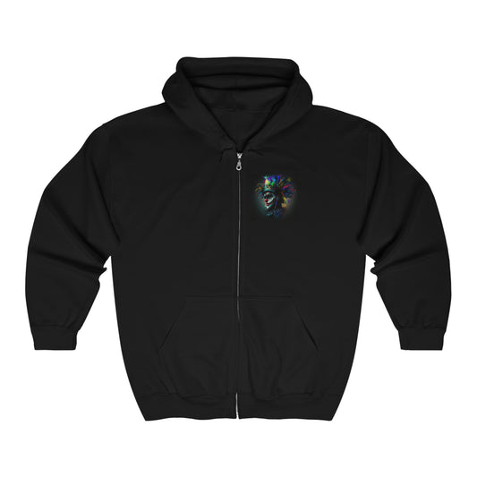 .The Animals Come Out at Night. - Unisex Heavy Blend Full Zip Hooded Sweatshirt