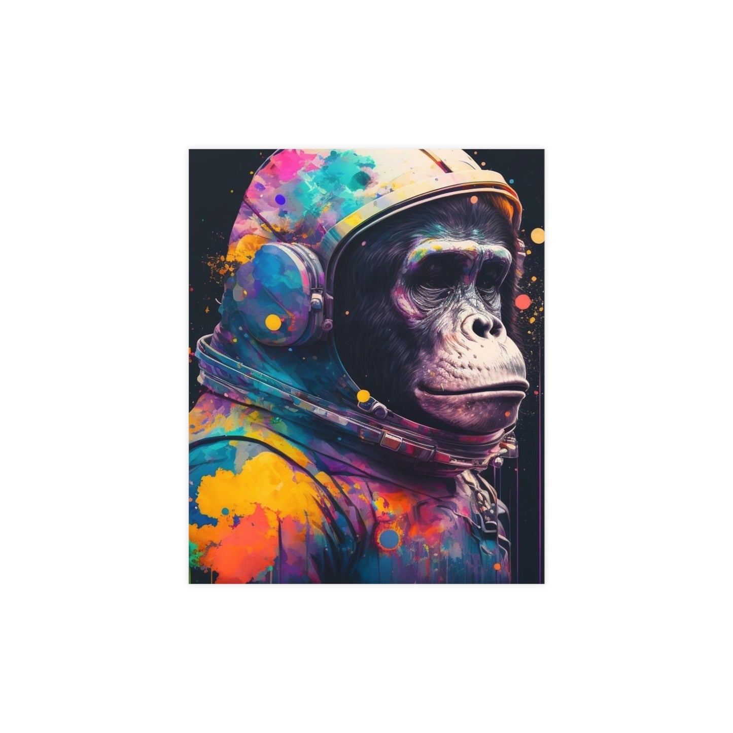 .Astro Chimp. - Matte Poster