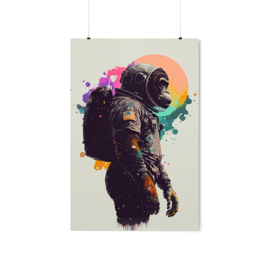 .Apes in Space. - Premium Matte Vertical Posters