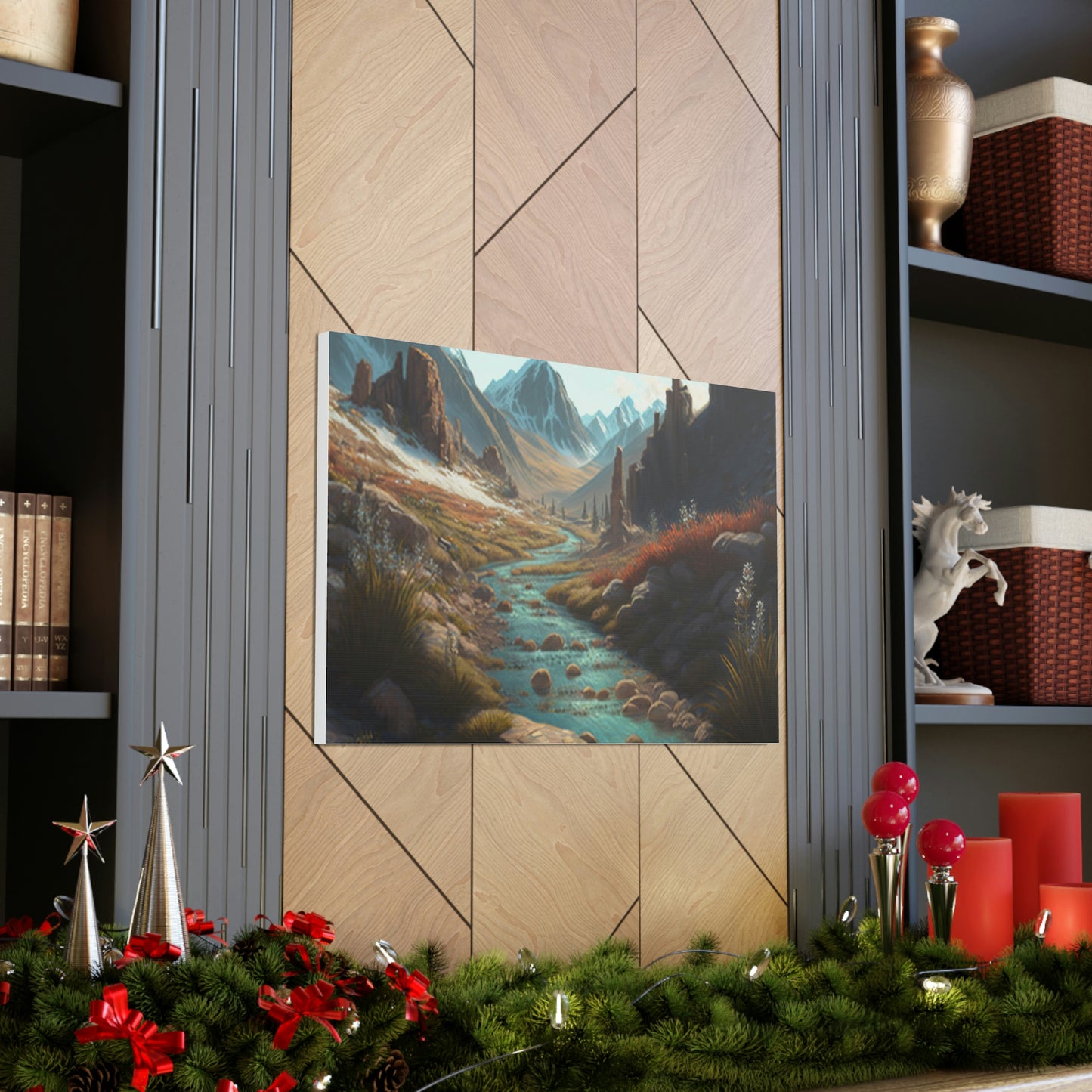 .Mountain Pass. - Canvas Gallery Wraps