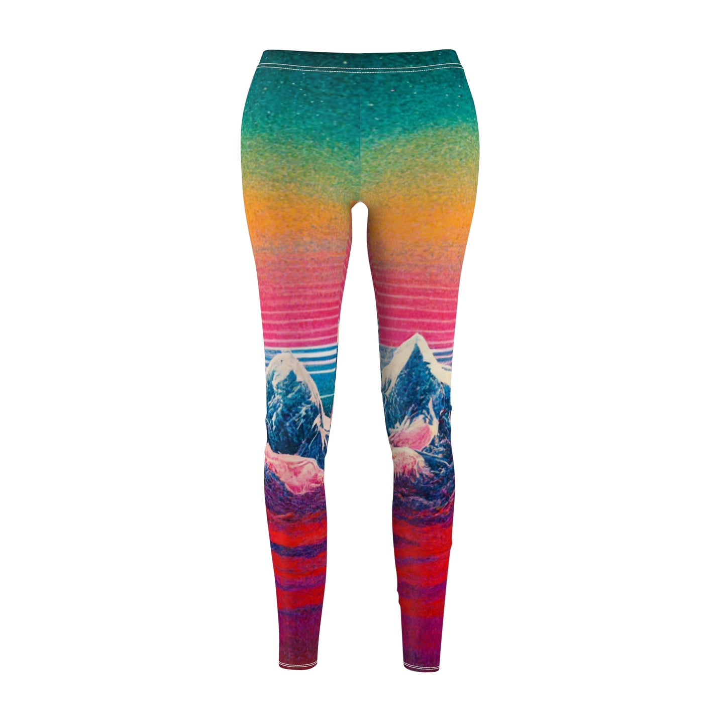 .Sunset on the Foothills. - Women's Cut & Sew Casual Leggings
