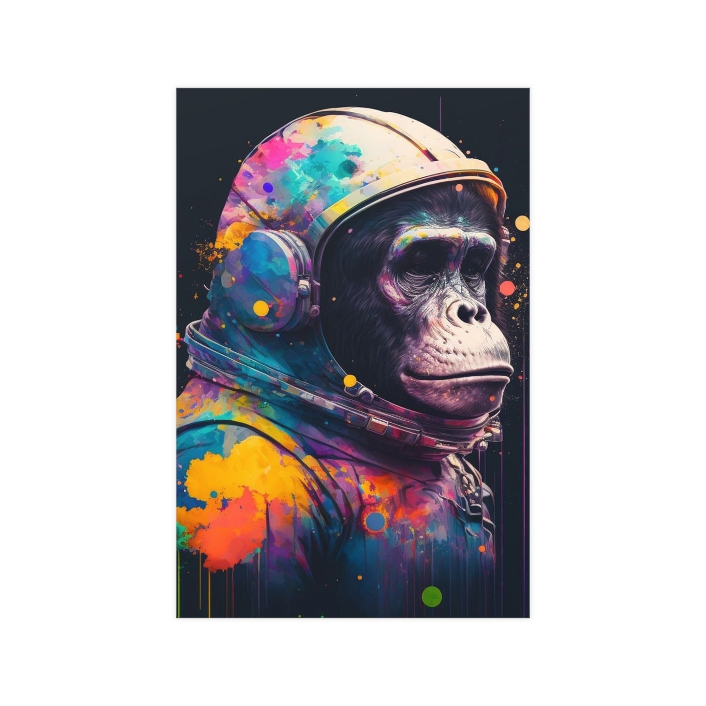 .Astro Chimp. - Matte Poster