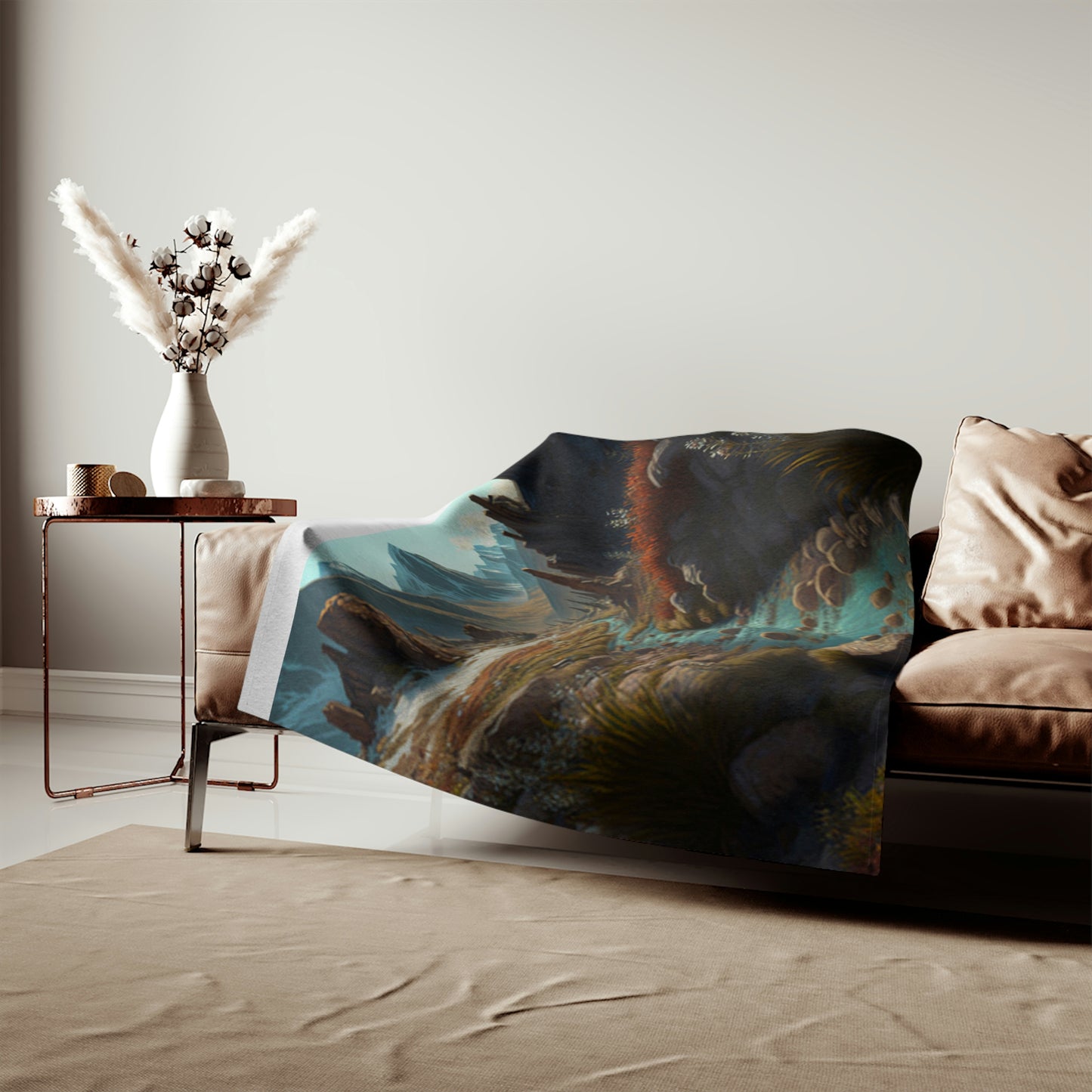 ,Mountain Pass. - Sweatshirt Blanket