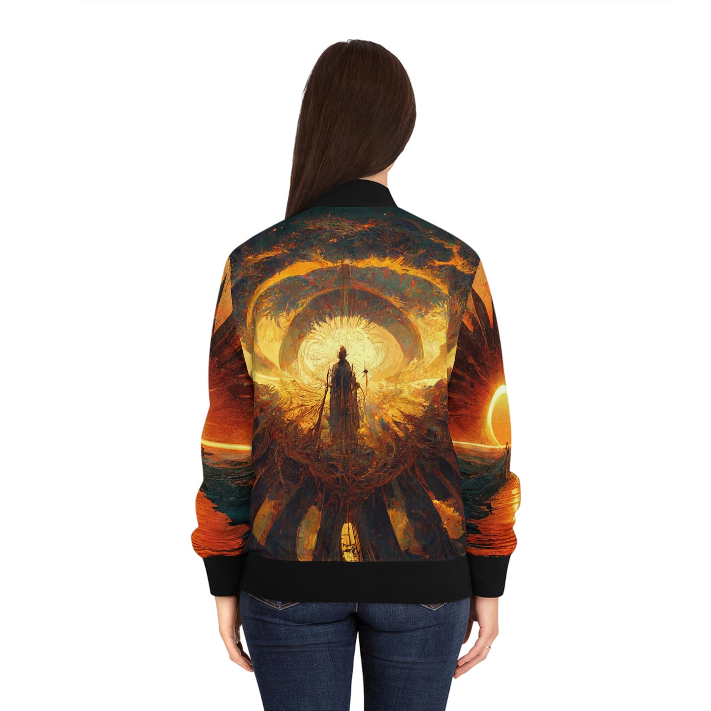 .Setting Sun. - Women's Bomber Jacket (AOP)