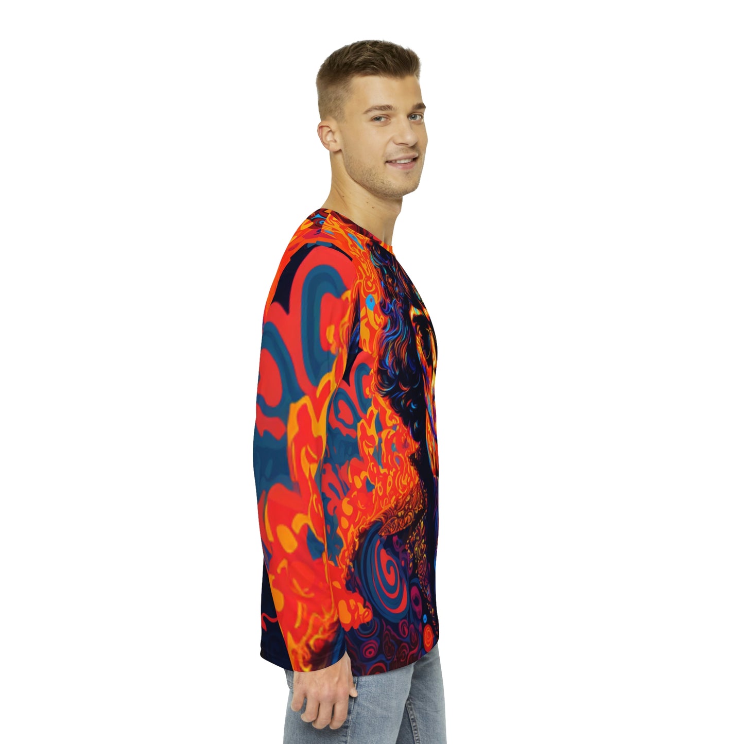.Portraits. - Men's Long Sleeve AOP Shirt
