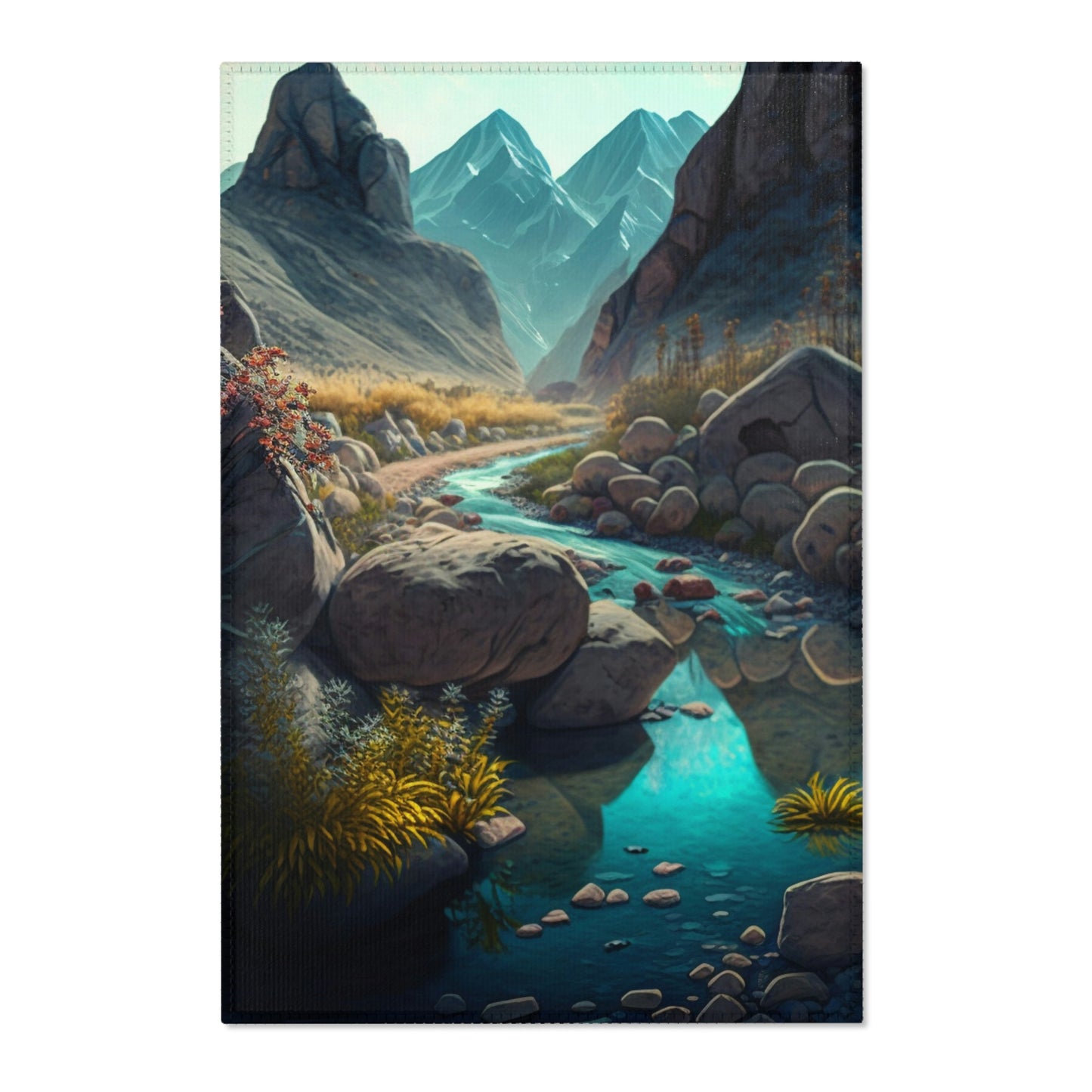 .Mountain Pass. - Area Rugs