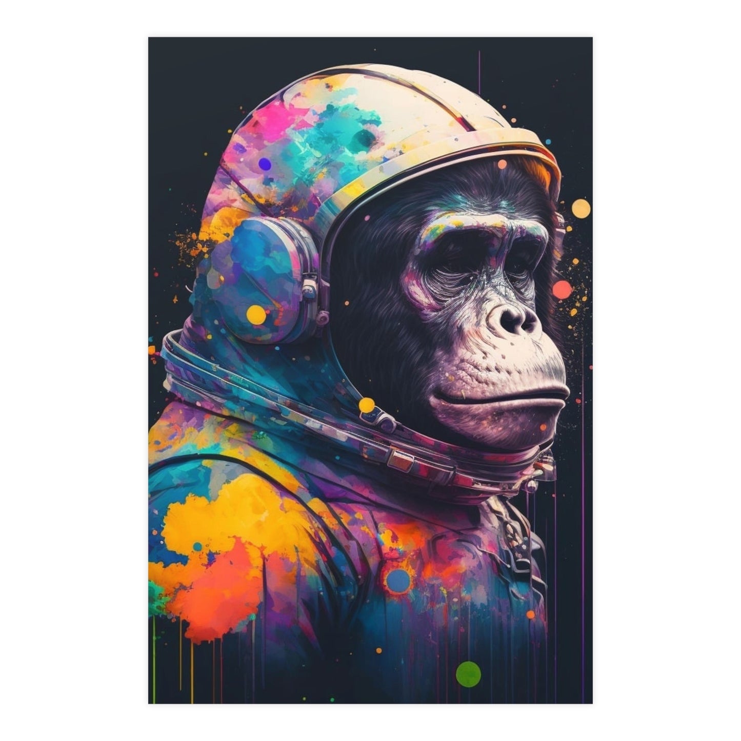 .Astro Chimp. - Matte Poster