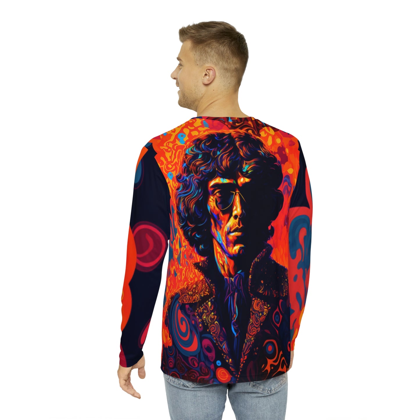 .Portraits. - Men's Long Sleeve AOP Shirt