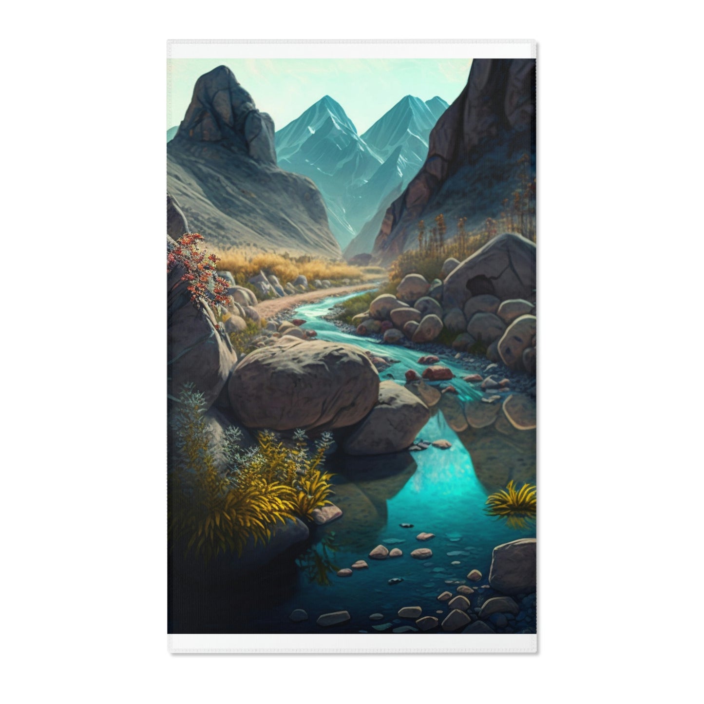 .Mountain Pass. - Area Rugs