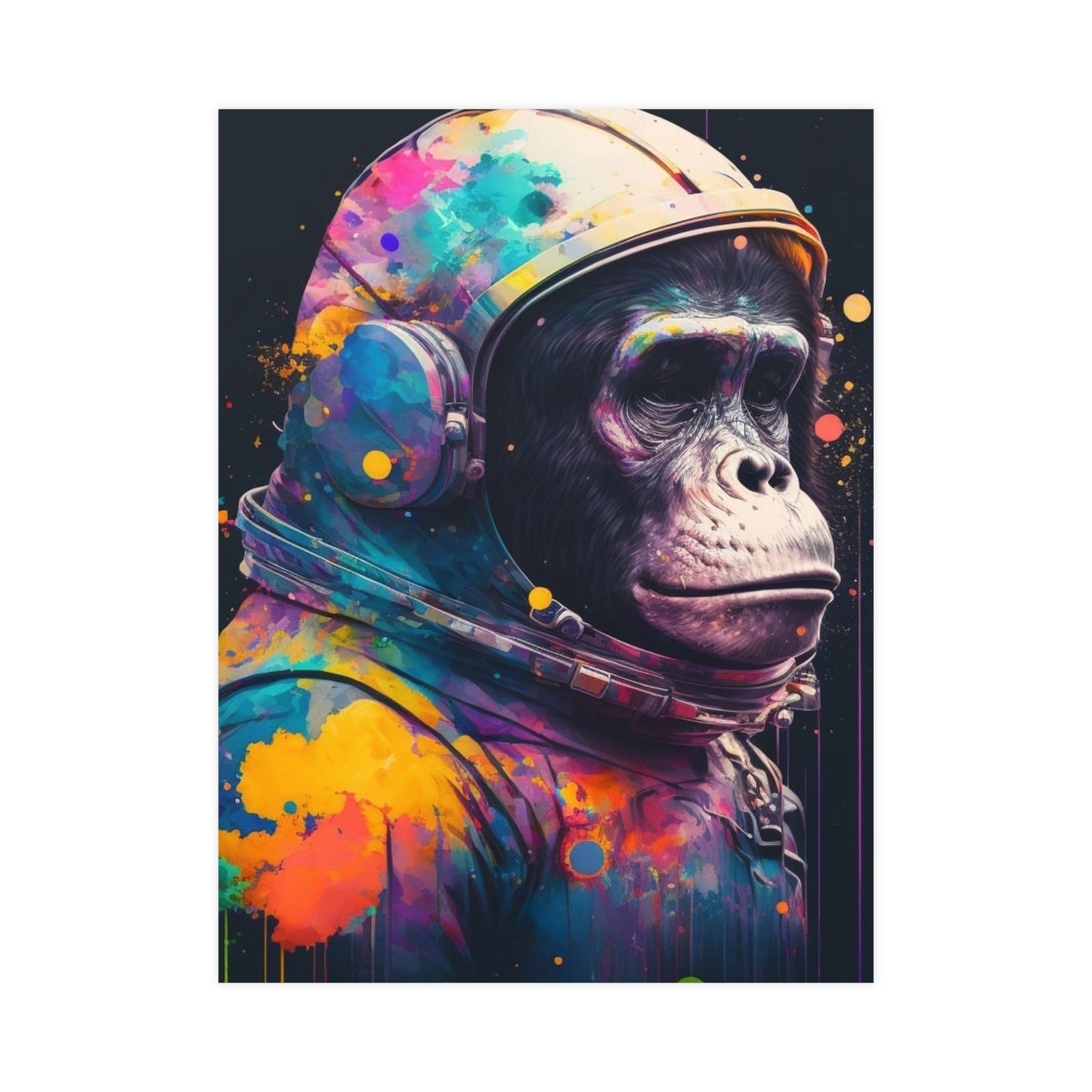 .Astro Chimp. - Matte Poster