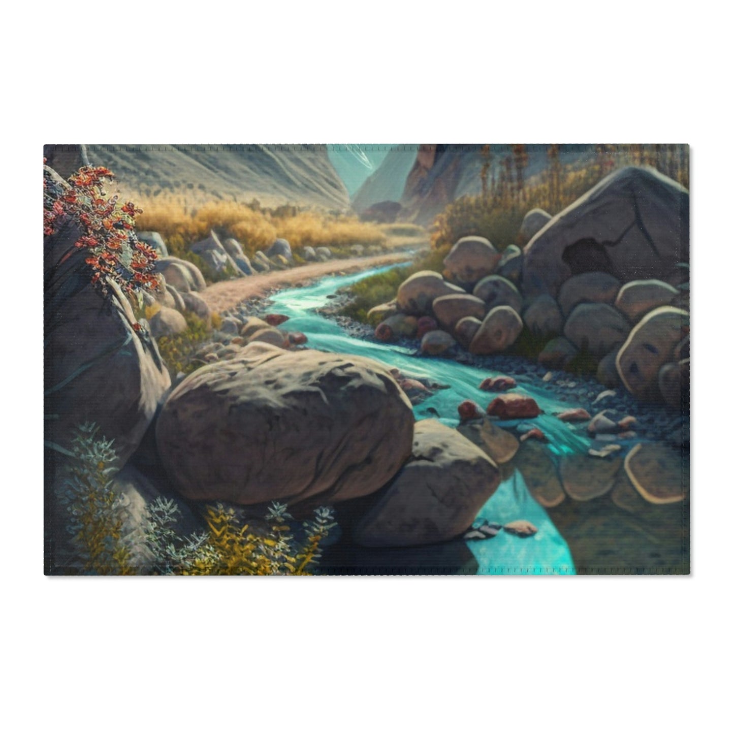 .Mountain Pass. - Area Rugs