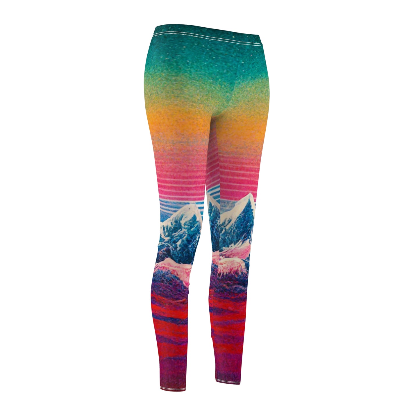 .Sunset on the Foothills. - Women's Cut & Sew Casual Leggings