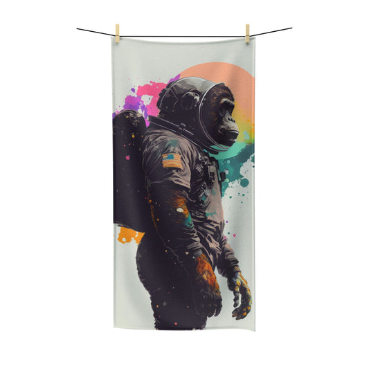 .Apes in Space. - Polycotton Towel