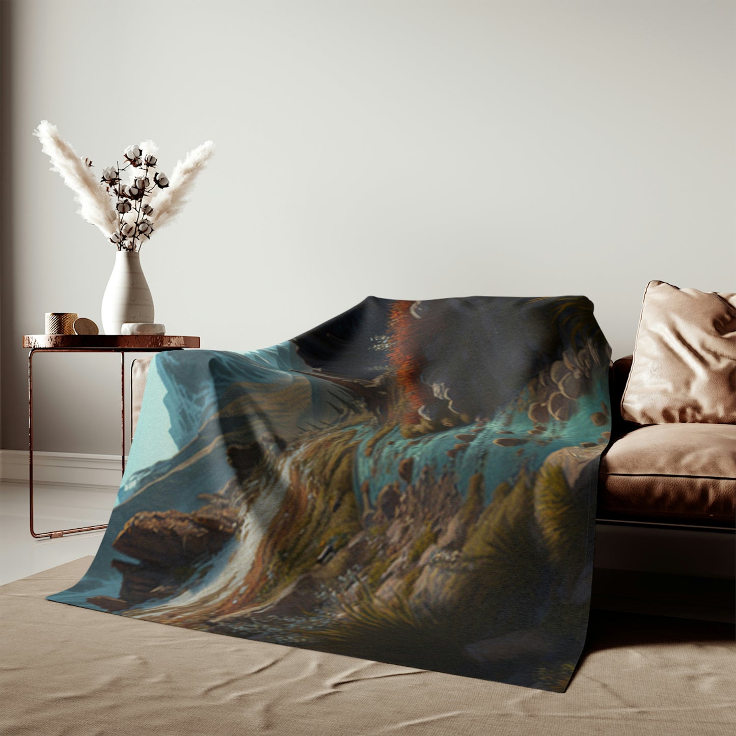 ,Mountain Pass. - Sweatshirt Blanket