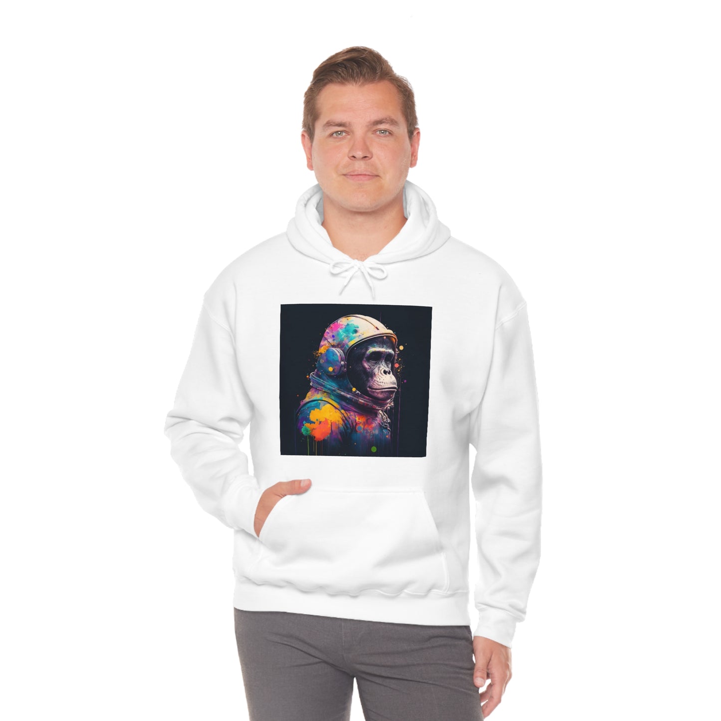 .Astro Chimp. - Unisex Heavy Blend™ Hooded Sweatshirt
