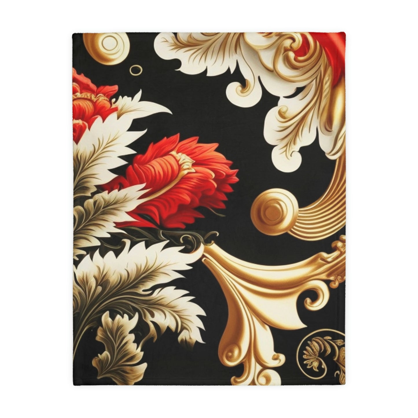 Velveteen Minky Blanket (Two-sided print)