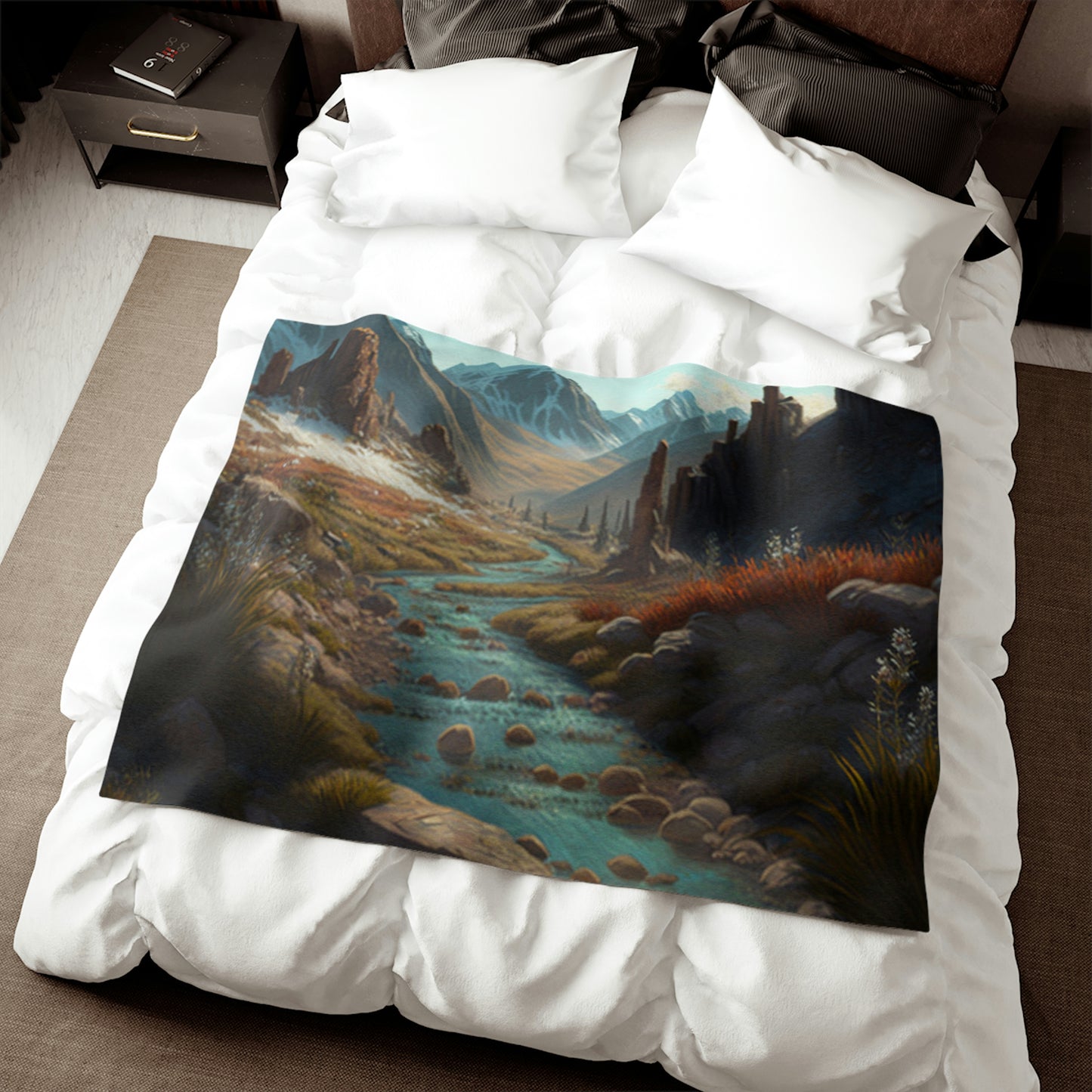 ,Mountain Pass. - Sweatshirt Blanket