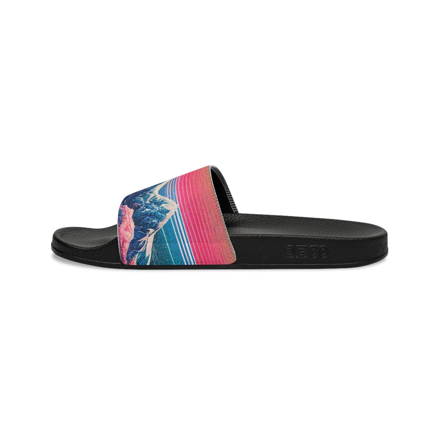 .Sunset on the Foothills. - Men's Slide Sandals