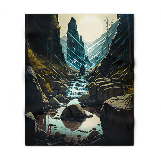 .Mountain Pass. - Throw Blanket