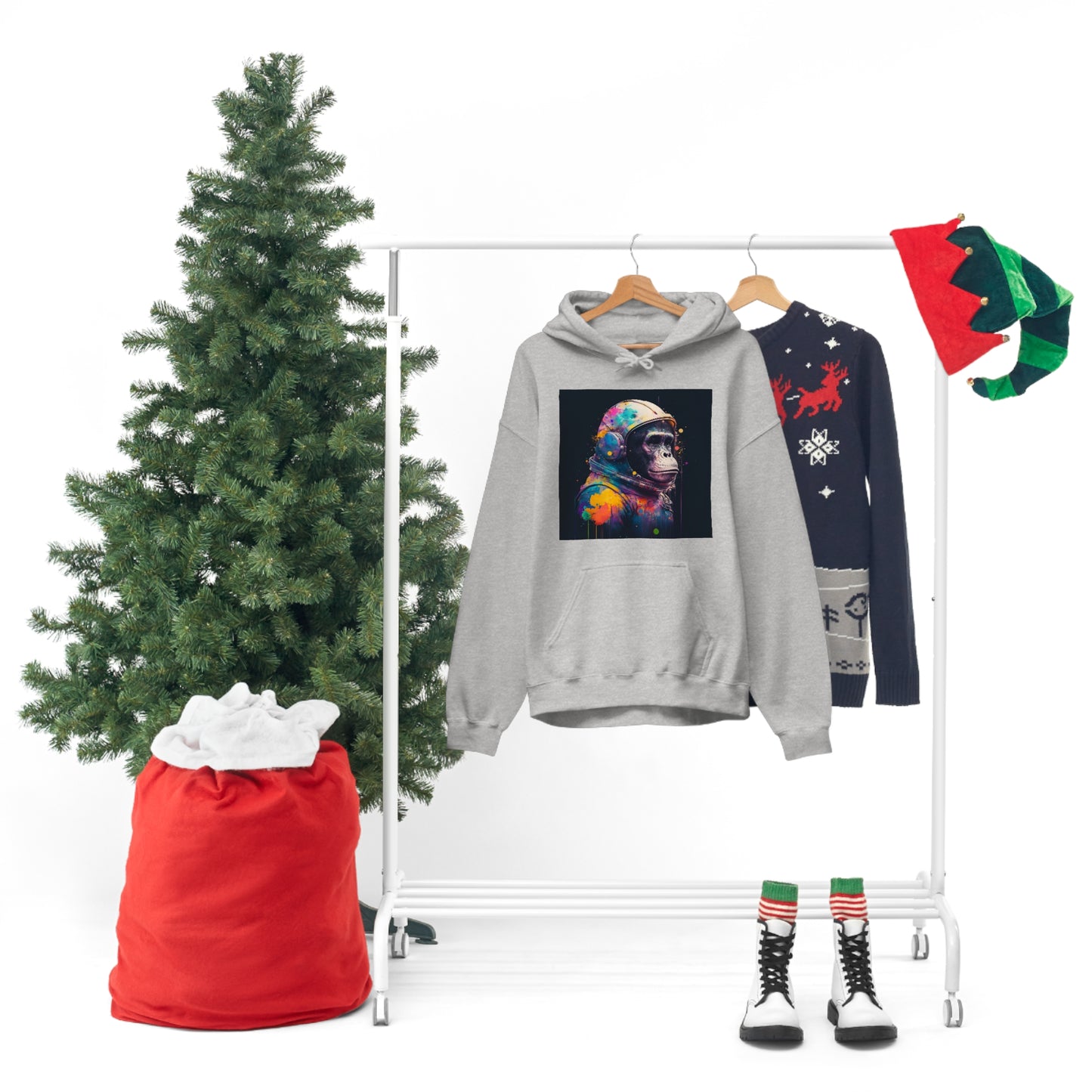 .Astro Chimp. - Unisex Heavy Blend™ Hooded Sweatshirt